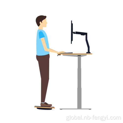 Steel Table Legs Portable Standing Desk Office Height Adjustable Electrical Sit to Standing Desk Factory